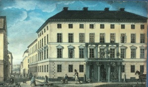 Änkan Johanna Hård fick tjänstebostad i Posthuset (nuvarande Postmuseum) i Gamla stan i Stockholm.